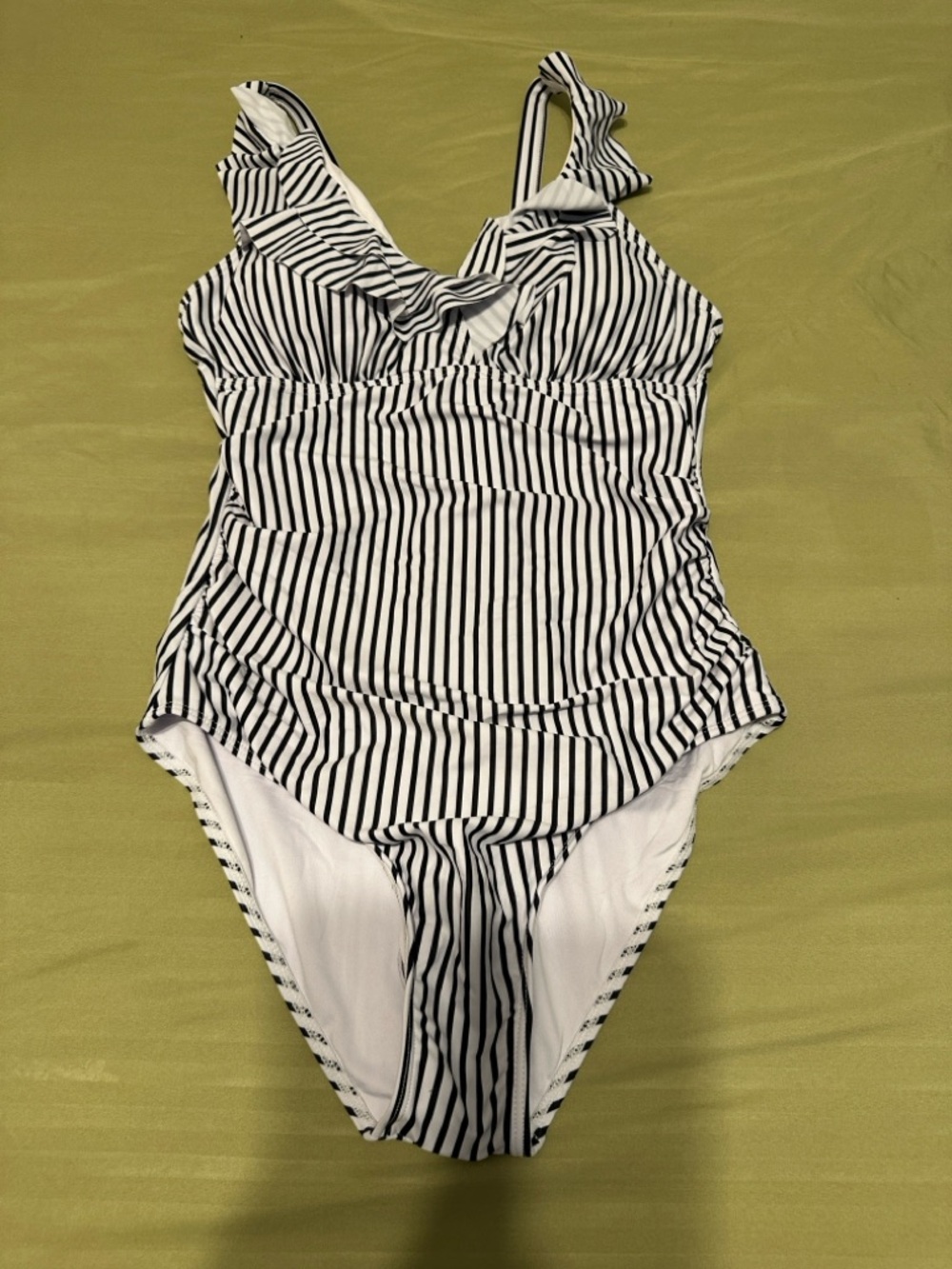 Classic Navy Stripe One-Piece Swimsuit - Women - Picture 4 of 4